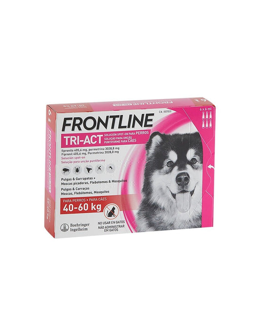Frontline Tri-Act 40-60Kg 6Pip Xl