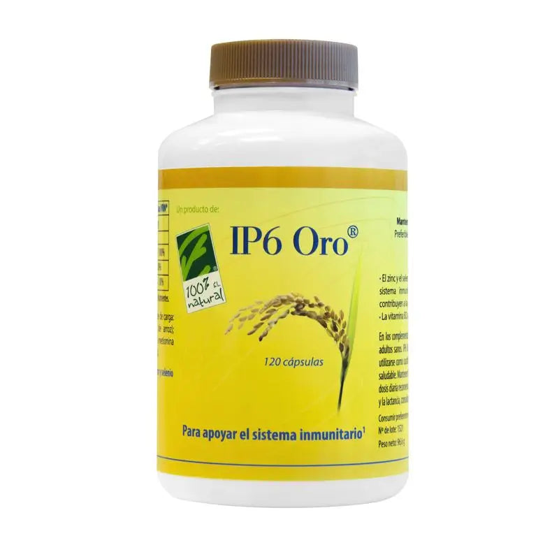 100%Natura Ip6 Oro , 120 cápsulas