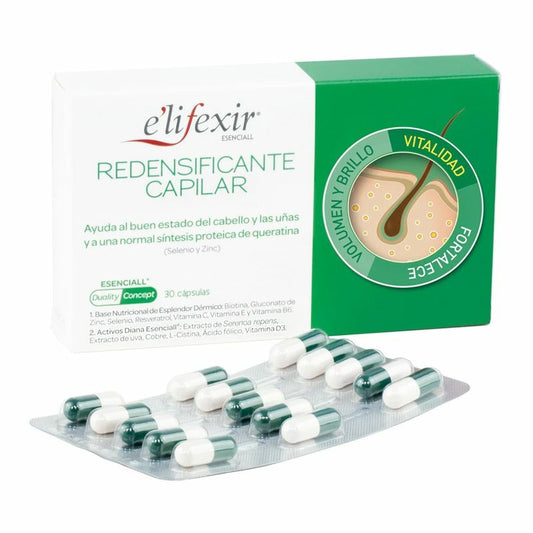 Elifexir Esenciall Redensificante Capilar Env Ahorro 60 cápsulas