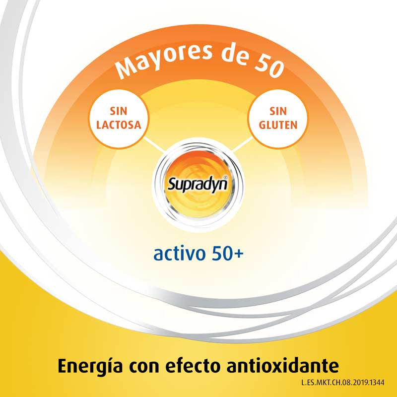 Supradyn Activo 50+ Años, 30 comprimidos