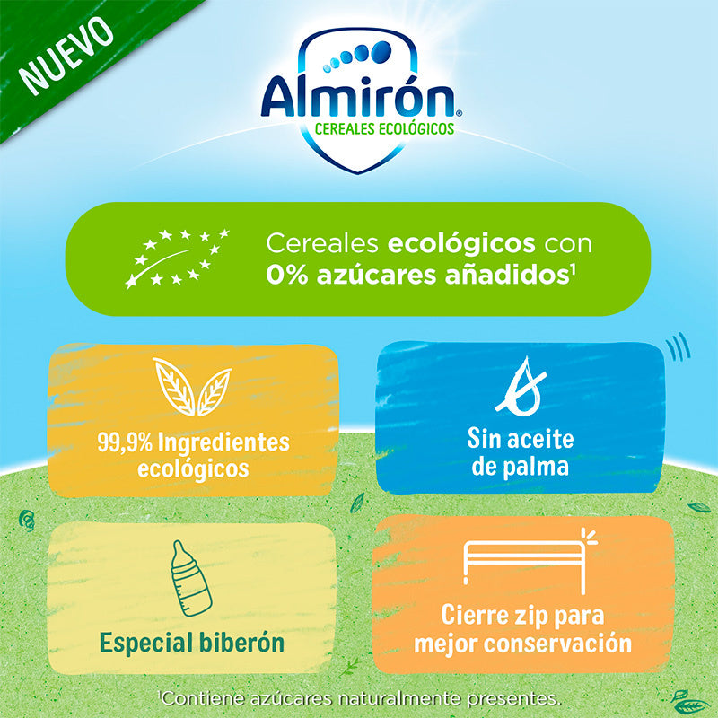 Almirón Cereales Infantiles Ecológicos Multicereales con Quinoa, 200g