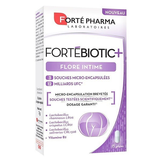 Forte Pharma Fortebiotic+ Flora Íntima 15 Caps