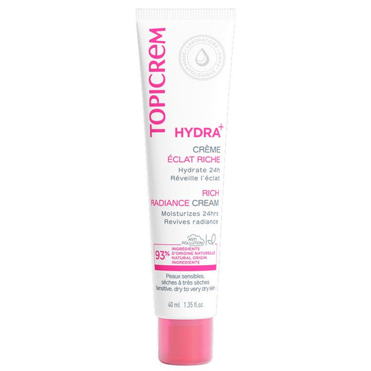 Topicrem Hydra+ Crema Hidratante Iluminadora Rica 40 ml