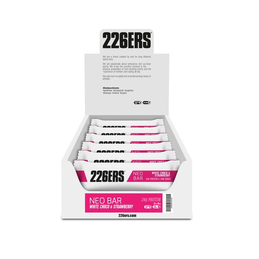 226Ers Neo Bar Protein - Barrita Proteica Neo Bar Protein - Barrita Proteica Chocolate Blanco Y Fresa, 24x50 gr