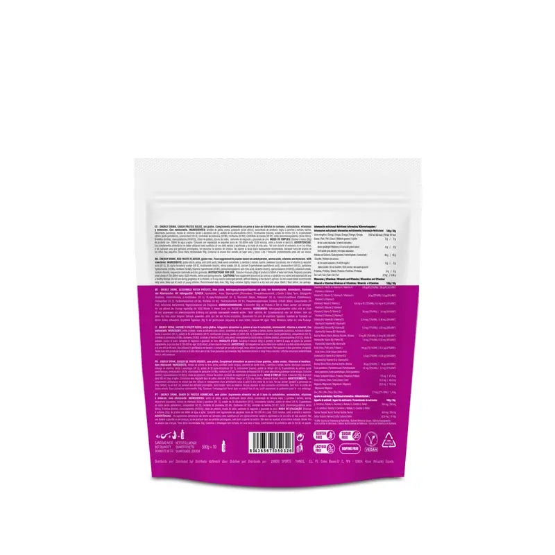 226Ers Energy Drink Bebida Energética Frutos Rojos, 500 gr