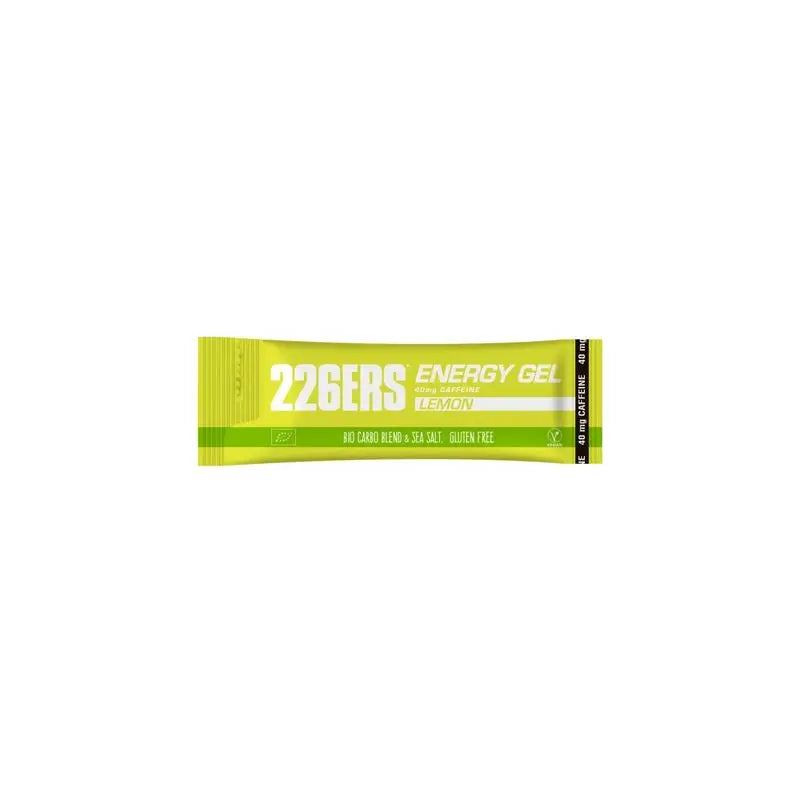 226Ers Energy Gel 40Gr Gel Energético Limón - 40Mg Cafeína, 40 gr