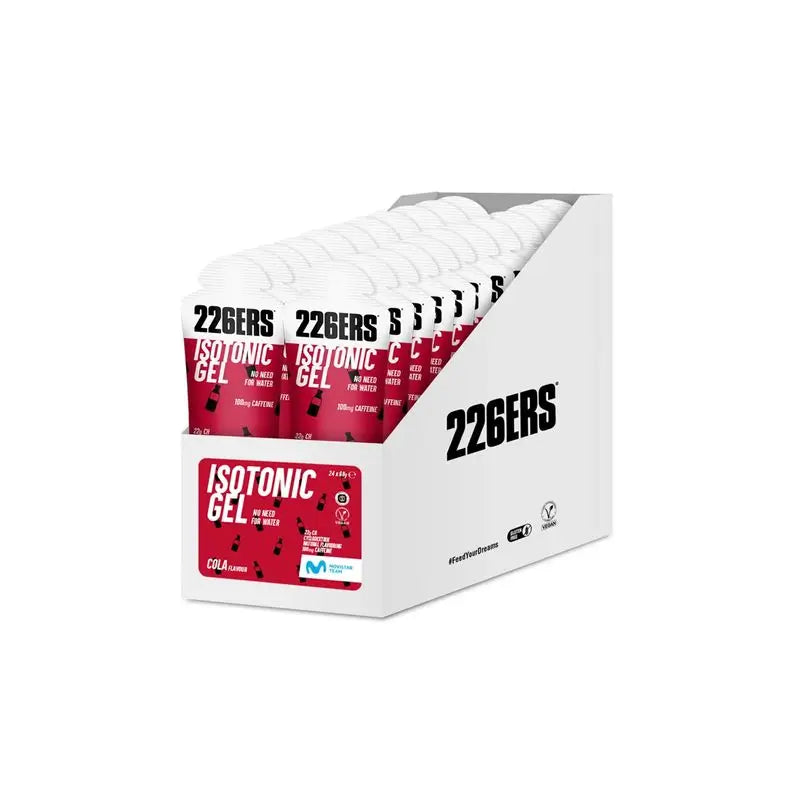 226Ers Isotonic Gel Gel Isotónico Cola - Cafeína, 24x68 gr