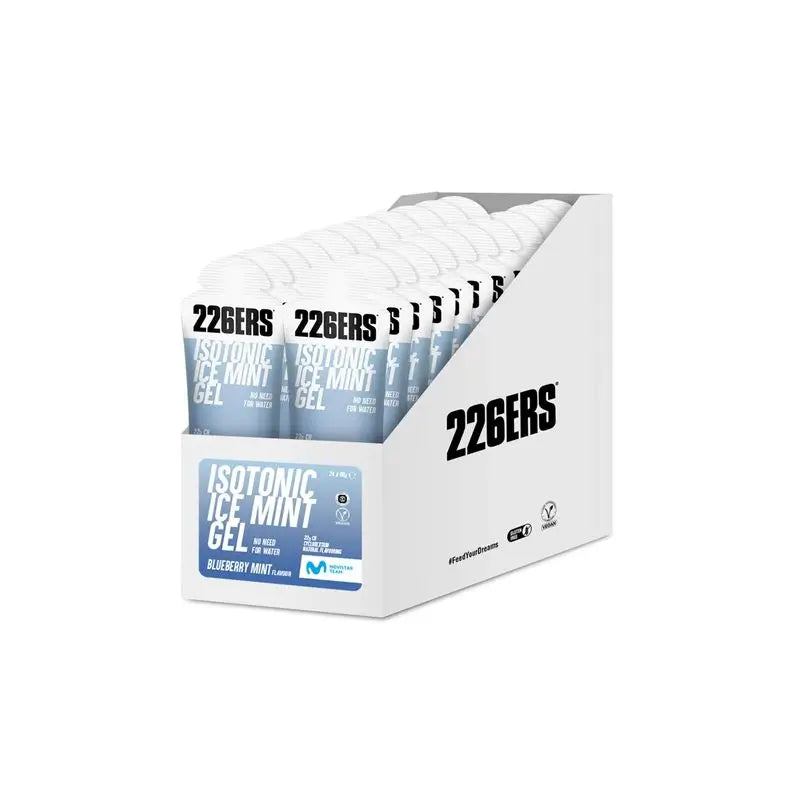 226Ers Isotonic Ice Gel Gel Isotónico Menta Y Arándanos, 24x68 gr