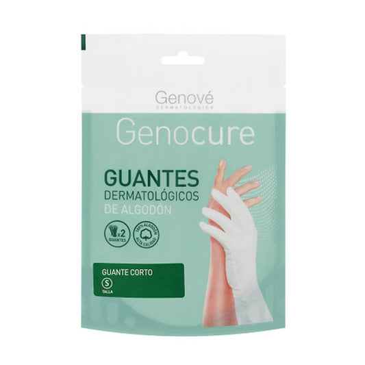 Genocure Guantes Algodón Dermatológico Talla S