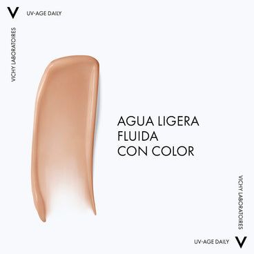 Vichy Uv-Age Daily con Color Water Fluid Antifotoenvejecimiento Uvb SPF 50+ Uva