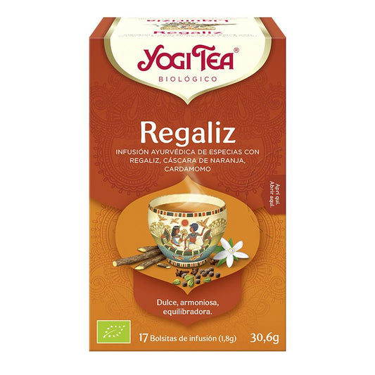 Yogi Tea Biológico Regaliz 17 Bolsitas
