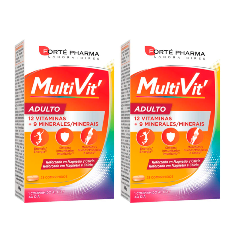 Forté Pharma Duplo Energy Multivitaminas Adulto 2 x 28 comprimidos