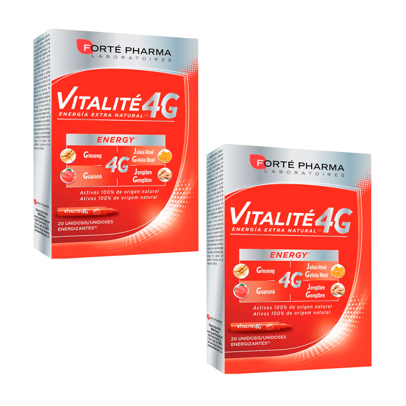 Forté Pharma Duplo Energy Vitalite 4 gr,2 x (20 Monodosis x 10 ml)