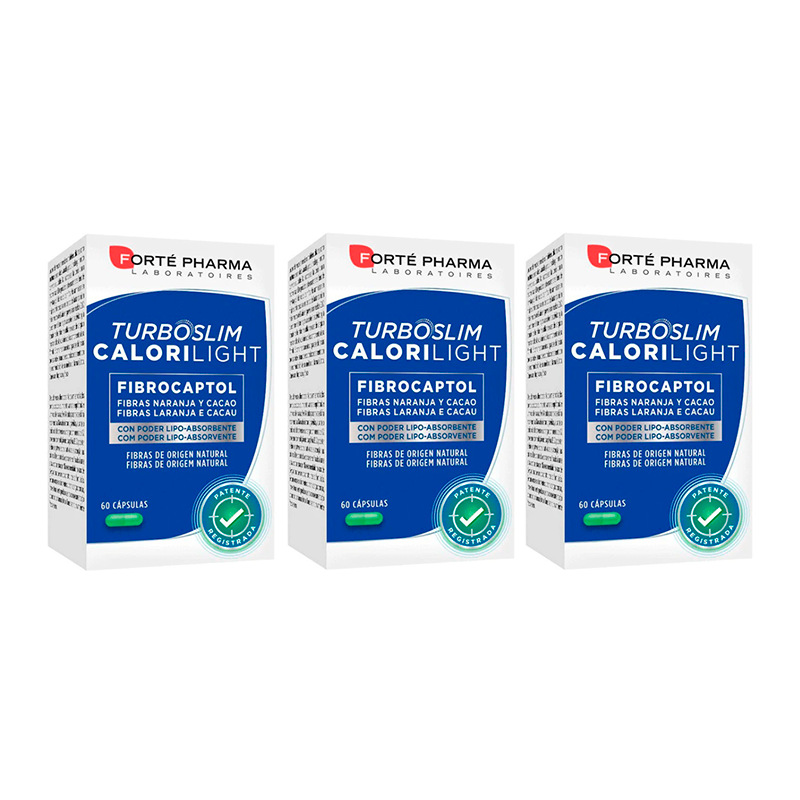 Forté Pharma Triplo Slim Drenante Calorilight, 3 x 60 cápsulas