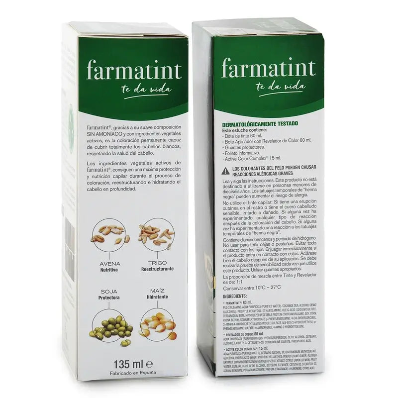 Farmatint 4D Castaño Dorado Gel Coloración Permanente