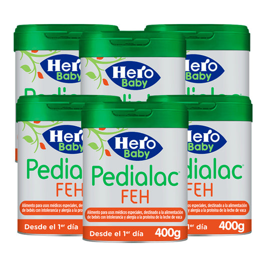 Hero Baby Pedialac Feh Leche 6X400 gr
