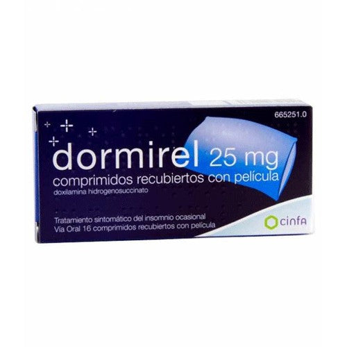 Dormirel 25 mg 16 Comprimidos Recubiertos
