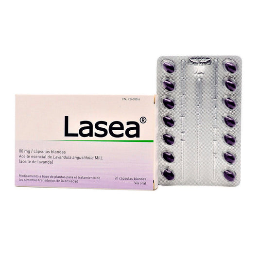 Lasea 80 mg Cápsulas Blandas, 28 Cápsulas