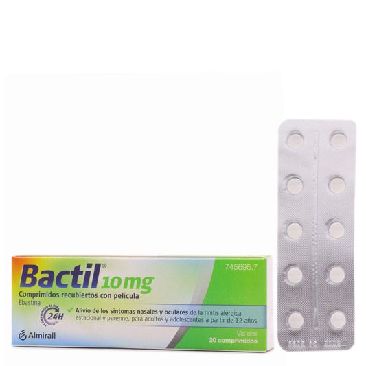 Bactil 10 mg 20 Comprimidos Recubiertos