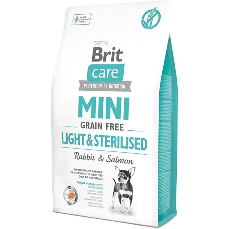 Brit Care Mini Grain Free Light Sterilised 7Kg para Perros