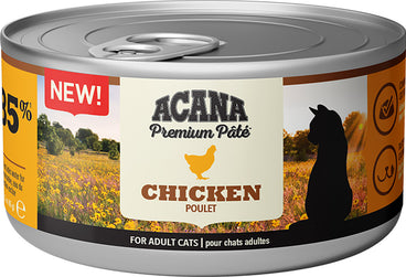Acana Feline Premium Pate Pollo 24X85Grs comida húmeda para gatos