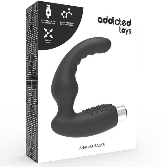 Addicted Toys  Vibrador Prostático Recargable Negro