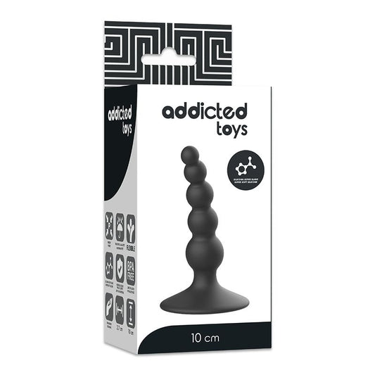 Addicted Toys Anal Sexual Plug 10Cm Negro