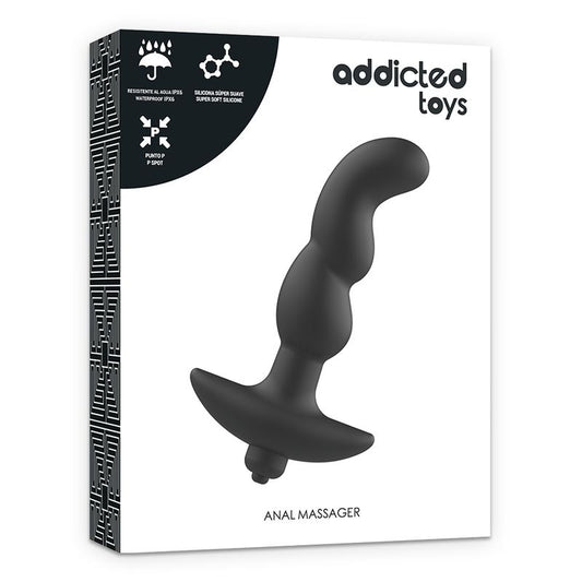 Addicted Toys  Masajeador Anal Con Vibración Negro