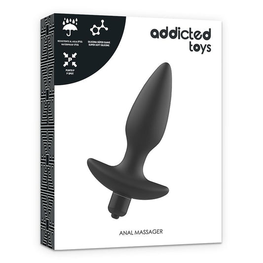 Addicted Toys   Masajeador Plug Anal Con Vibración Negro