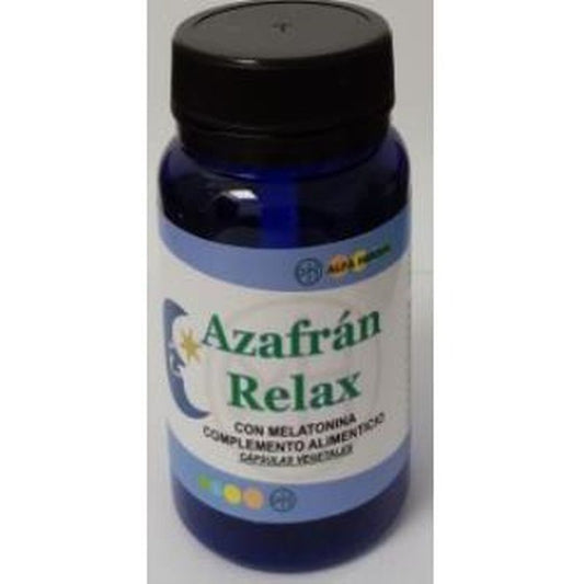 Alfa Herbal  Azafran Relax Con Melatonina 30 Cápsulas Vegan 