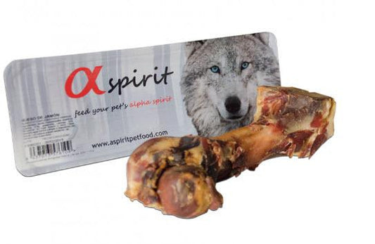 Alpha Spirit Canine Hueso Jamon Estandar Caja 15X220Gr, snack para perros