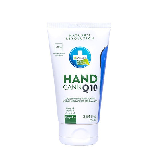 Handcann Q10 · Crema De Manos Natural De Cáñamo Hidratante Y Regeneradora , 75 ml
