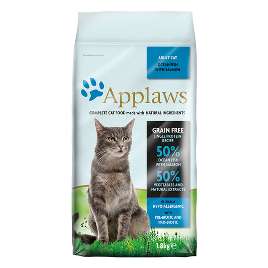 Applaws Cat Dry Adulto Pescado Y Salmon 1,8Kg
