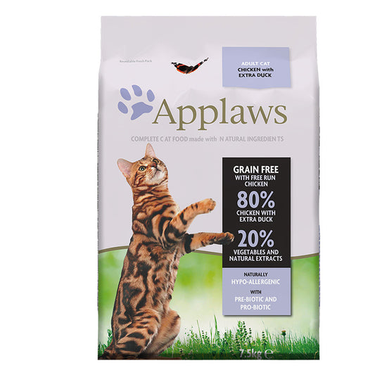 Applaws Cat Dry Adulto Pollo Y Pato 7,5Kg