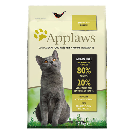 Applaws Cat Dry Senior Pollo 7,5Kg
