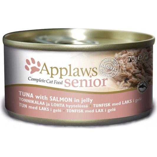 Applaws Cat Senior Lata Atun Y Salmon 24X70Gr