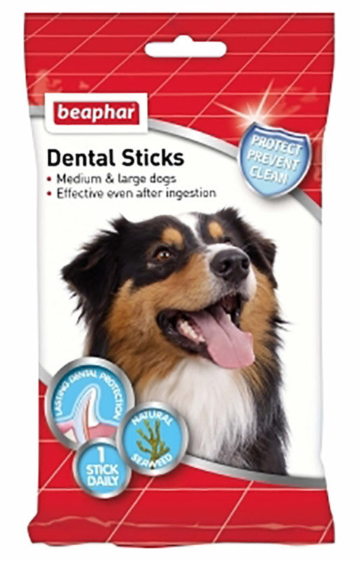 Beaphar Dental Sticks Perro Mediano Grande 1X182 gr, snack para perros