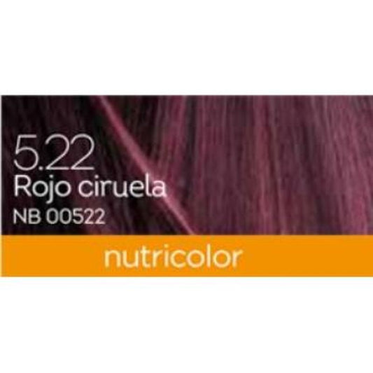 Biokap Tinte Plum Red Dye 140Ml. Rojo Ciruela ·5.22