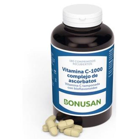 Bonusan Vitamina C 1000 Complejo De Ascorbatos 180 Comprimidos