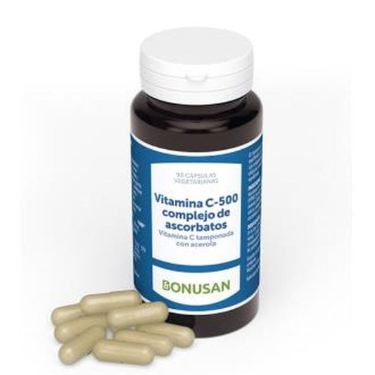 Bonusan Vitamina C 500 Complejo De Ascorbatos 90 Cápsulas