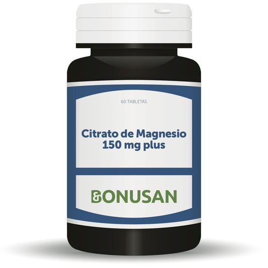 Bonusan Citrato De Magensio Plus 150 Mg , 60 tabletas