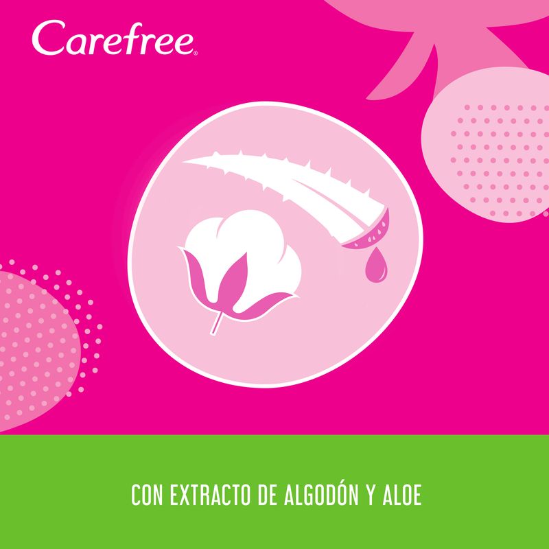Carefree Cotton Feel Normal Aloe 56Uds