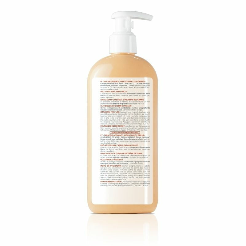 Cleare Curly Balsamo Co-Wash limpia y acondiciona, 330 ml