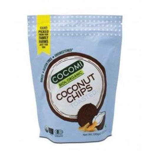 Cocomi Coconut Chips Virutas De Coco Tostado 100Gr. Bio 