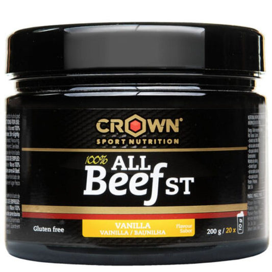 Crown Sport Nutrition 100% All Beef Vainilla  , 200 gr (20 porciones) 