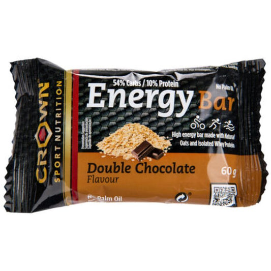 Crown Sport Nutrition Energy Bar Doble Chocolate , 60 gr