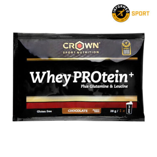 Crown Sport Nutrition Whey Protein + Chocolate Monodosis   , 28 gr