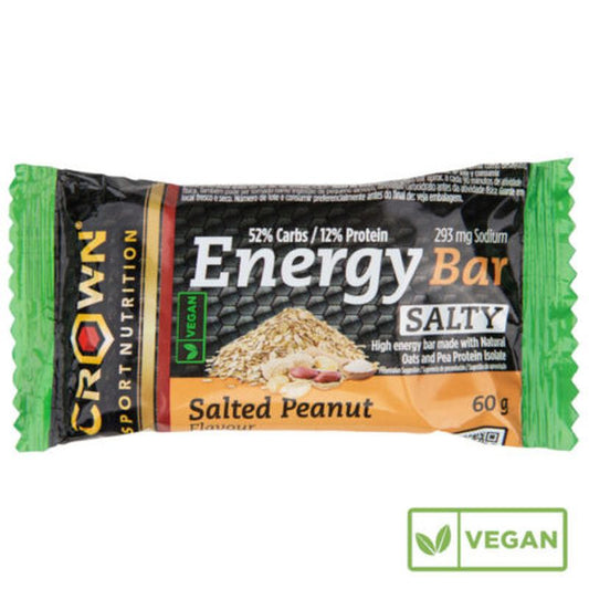 Crown Sport Nutrition Energy Vegan Bar Salty Peanut , 60 gr