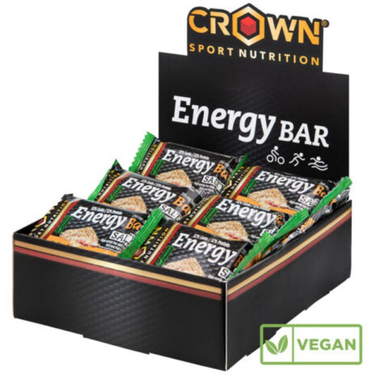 Crown Sport Nutrition Energy Vegan Bar Salty Peanut , 12 x 60  gr