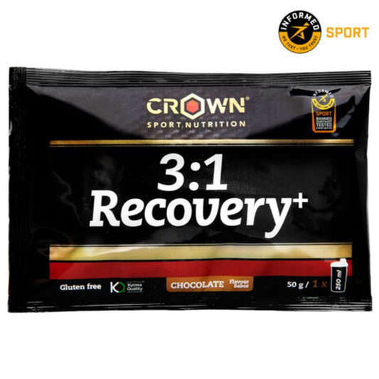 Crown Sport Nutrition 3:1 Recovery+ Chocolate Monodosis  , 50 gr